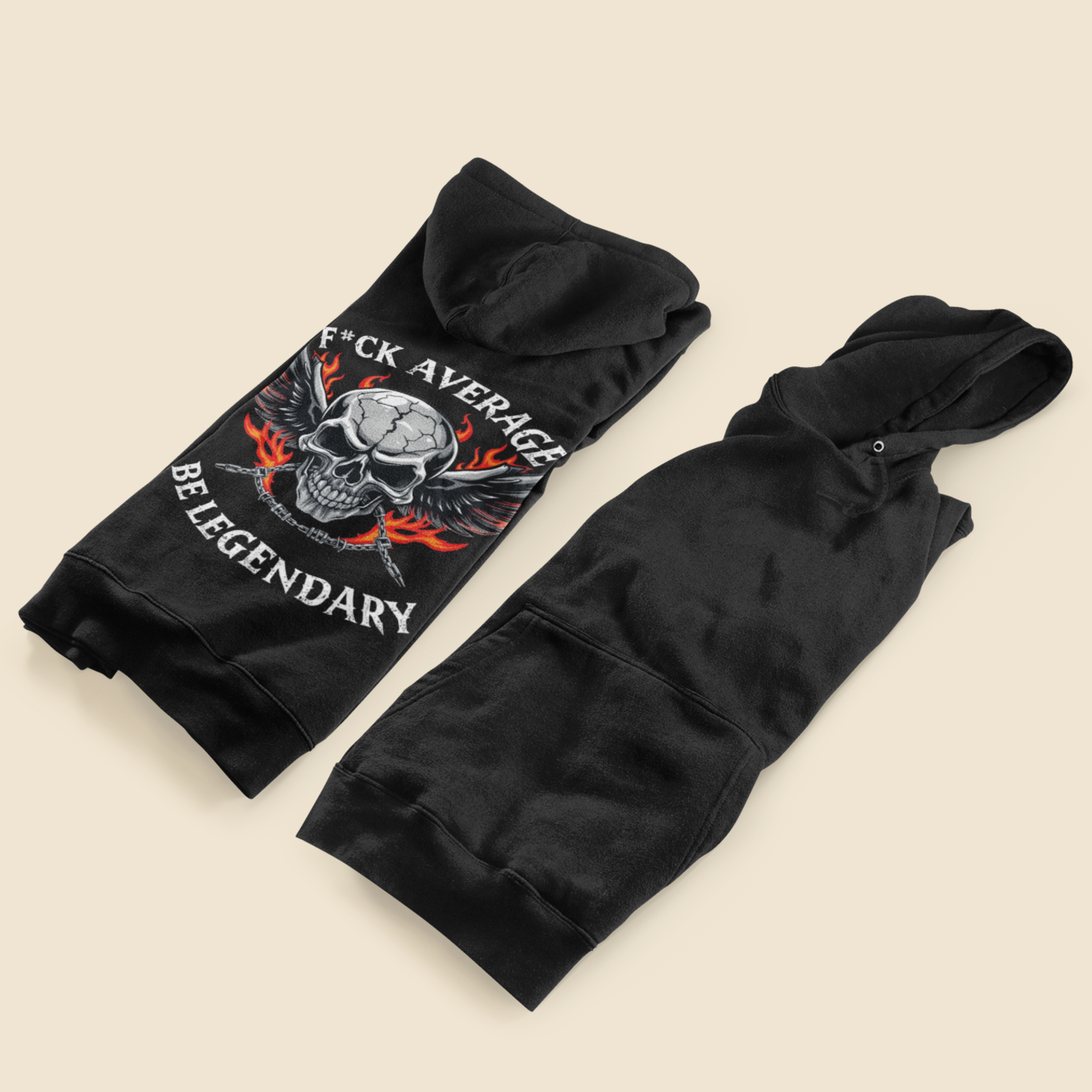 Fuck Average Be Legendary - Premium Hoodie